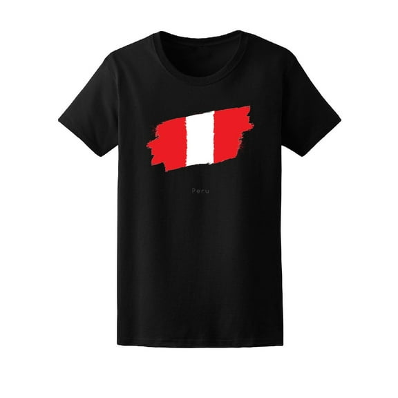 Peru Flag T-Shirt Men -Image by Shutterstock, Male Medium