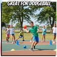 thumbnail image 5 of PlayBolt 5-Inch Playground Balls – 6 Pack Multicolor Small Inflatable Rubber Dodgeballs with Hand Pump for Toddlers & Kids – Indoor & Outdoor Active Play, 5 of 7