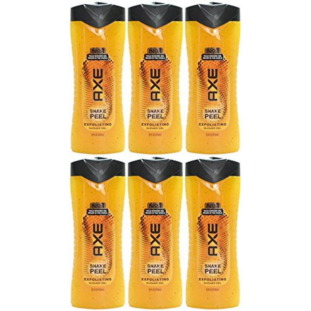 Axe Exfoliating Shower Gel, Snake Peel, 16 Ounces (Pack of 6) Walmart