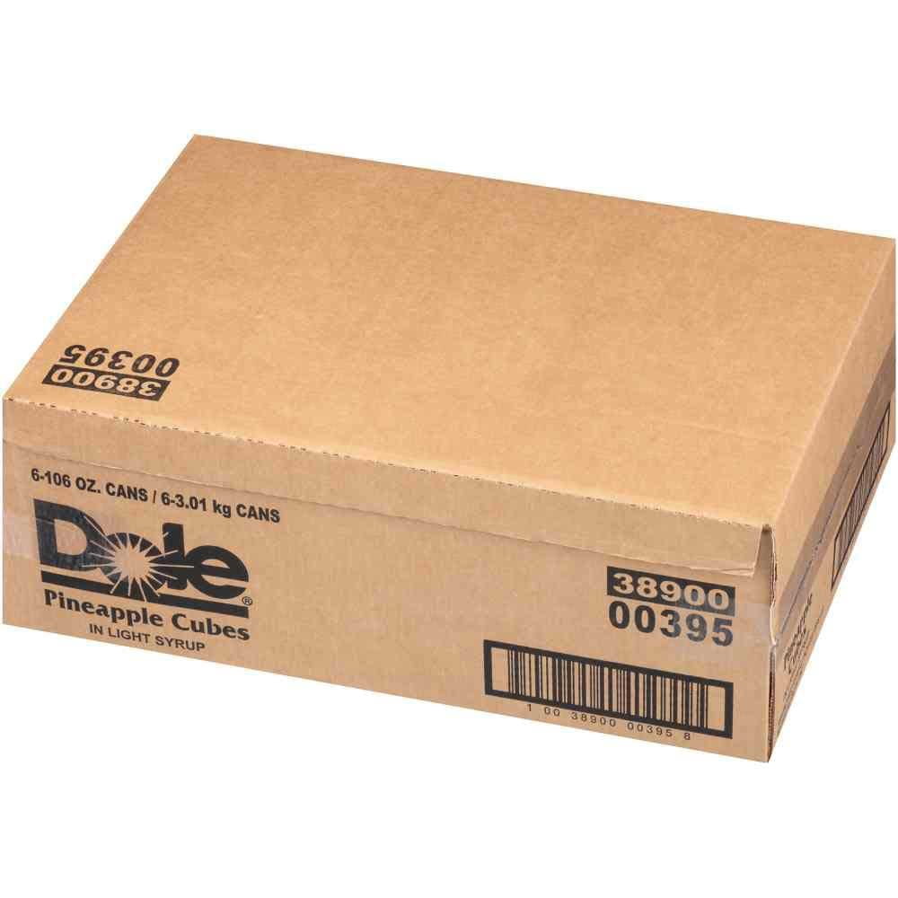 Dole Pineapple Cubes In Light Syrup, 106 Ounce - 6 per case.