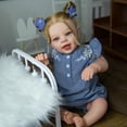 thumbnail image 5 of Reborn Baby Dolls 24 Inch Black Skin with Soft Body Lifelike Realistic Girl Doll Birthday Gift Set for Girl Ages 3+, 5 of 7