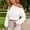 White, variant on Women Sweatshirt Top Baeitkot Women Winter Casual Sports Style Sloping Shoulder Long Sleeved Sweatshirt Pullover Top Black XXL