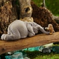thumbnail image 1 of Top Collection Miniature Garden Elephant Reading Book with Owl, 1 of 4