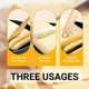 thumbnail image 3 of 2 Piece Butter Knife Set, 3 in 1 Stainless Steel Knife, Multi-Purpose Cheese Knife with Serrated Edge for Cutting Butter, Spreading, Vegetables (Black), 3 of 4