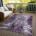 thumbnail image 6 of Addison Rugs Chantille Indoor/Outdoor Transitional Modern Eggplant Washable Rectangle Rug, 10' x 14', 6 of 6
