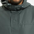 thumbnail image 4 of BRANDIT INDIVIDUAL WEAR Adult Male Windbreaker Fleece-Lined Full Zip Jacket, Anthracite, Size: XL, 4 of 7