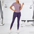 thumbnail image 2 of Workout Sets for Women 2 Piece - Seamless Yoga Outfits Shorts and Padded Sports Bra Gym Athletic Clothing Set Gym Yoga Active Wear Outfits Sports Bra Gym Clothes Sets (L,Orange), 2 of 6