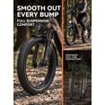 thumbnail image 5 of 2000W Peak Power Electric Fat Tire Bike for Adults - 28MPH, 48V 18Ah (35-85 Miles), 26"x4" All-Terrain Ebike Electirc Bicycle with Full Suspension & 11" Comfort Seat - Conquer Snow, Sand & Trails, 5 of 9