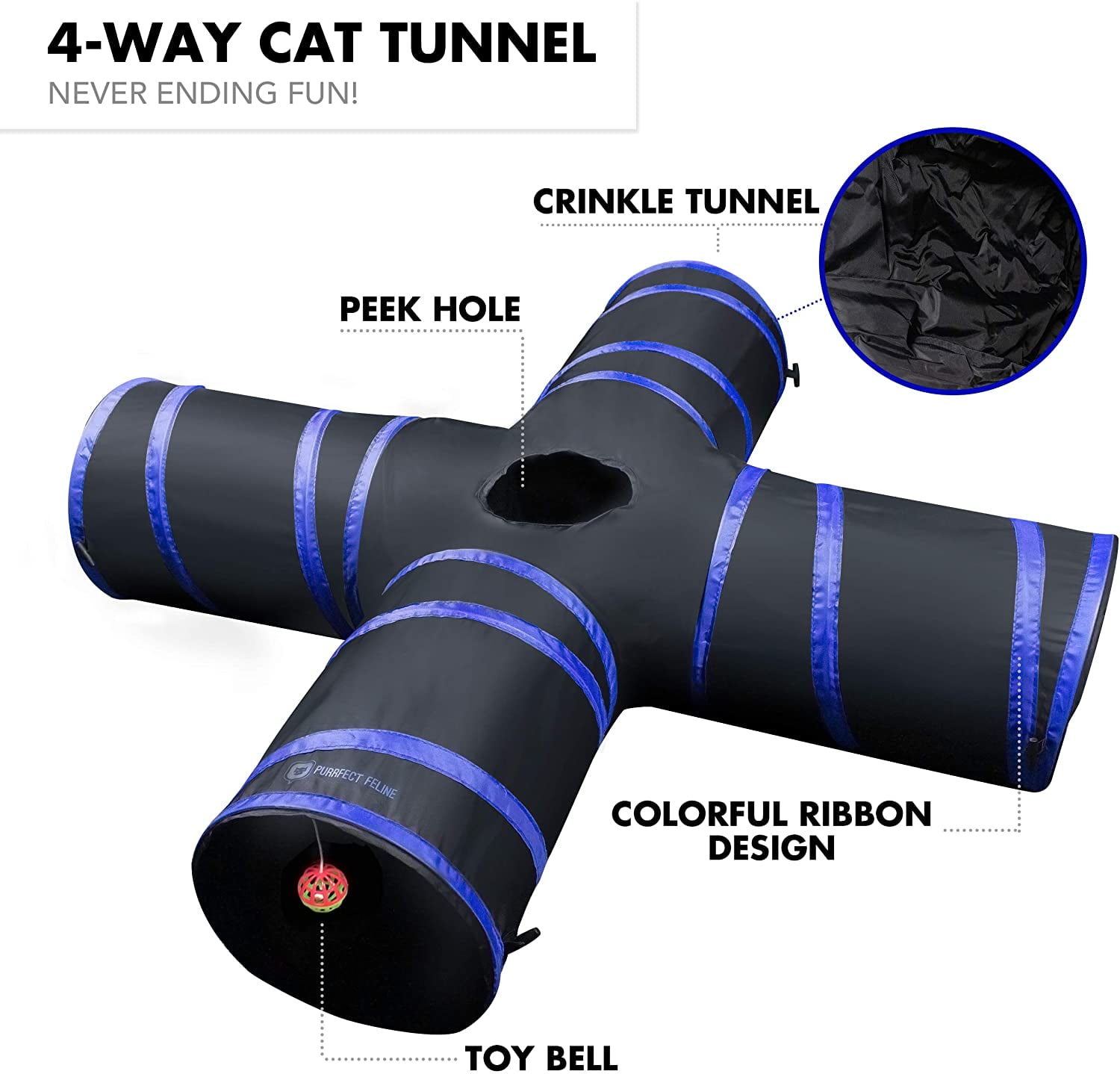 4 way cat tunnel