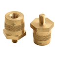 thumbnail image 2 of Battery Pole Terminals Brass Battery Pole Adapter Positive Negative M6 Male M8 Female Automobile Battery Variable Diameter Head, 2 of 10