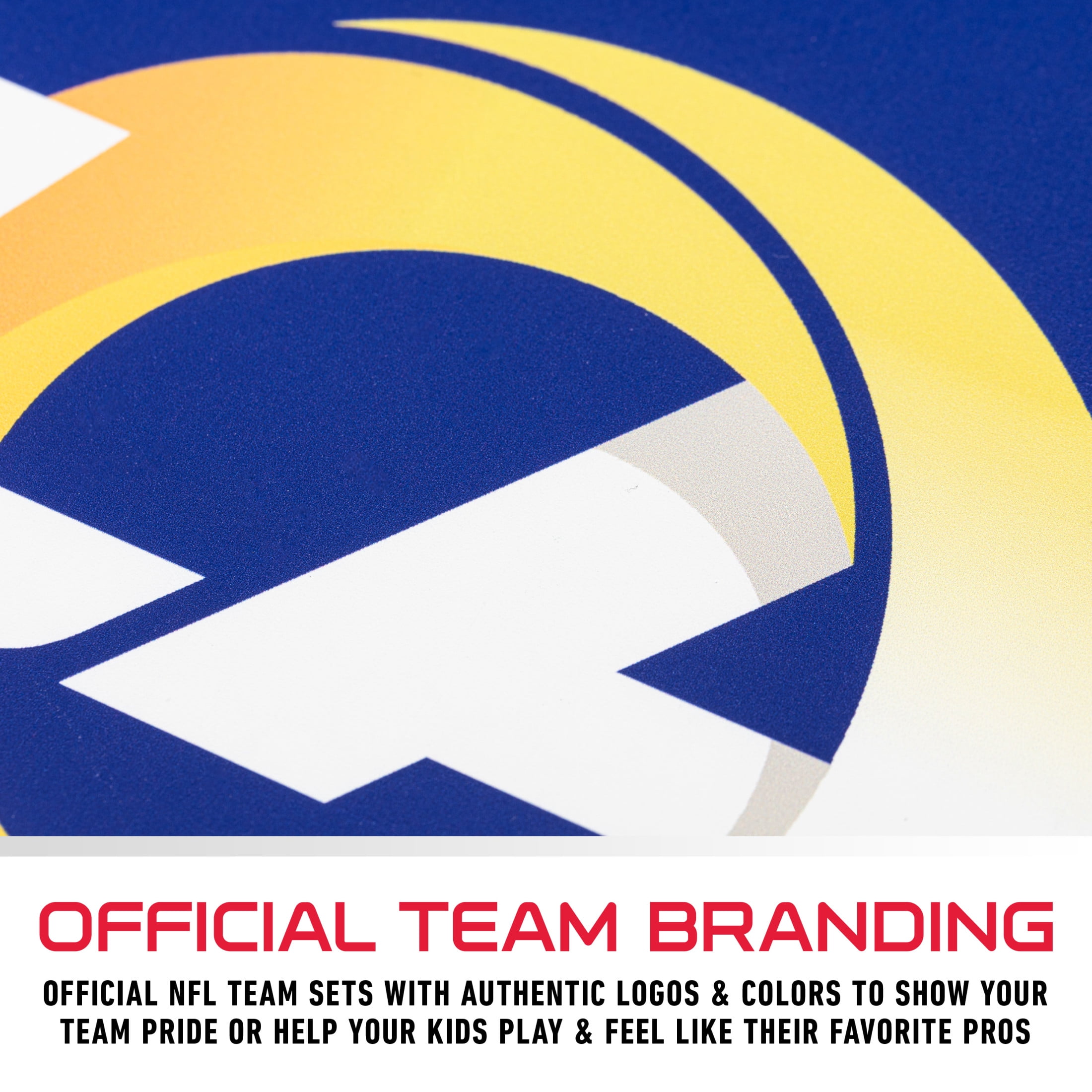 Franklin Sports NFL LA Rams Pickleball Paddle - Official NFL Team Pickleball Paddles - USAP (USAPA) Approved Premium Quality Pickleball Paddles - Authentic Team Logos + Colors