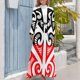 thumbnail image 4 of Vestido largo con colores de la bandera tribal maorí, elegante y chic, vestido de noche, vestidos de traje de verano para mujer para eventos especiales, 4 of 5