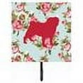 thumbnail image 2 of Caroline's Treasures BB1112-RS-BU-SH4 Pug Shabby Chic Blue Roses Leash or Key Holder, Blue, Single Hook, multicolor, 2 of 2