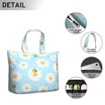 thumbnail image 3 of Daisy Women's Large Weekend Travel Bag Moving Canvas Handbag Thick Double Layer Beach Weekend Travel Unisex Hospital Maternity Delivery with Toiletry Waterproof, 3 of 5