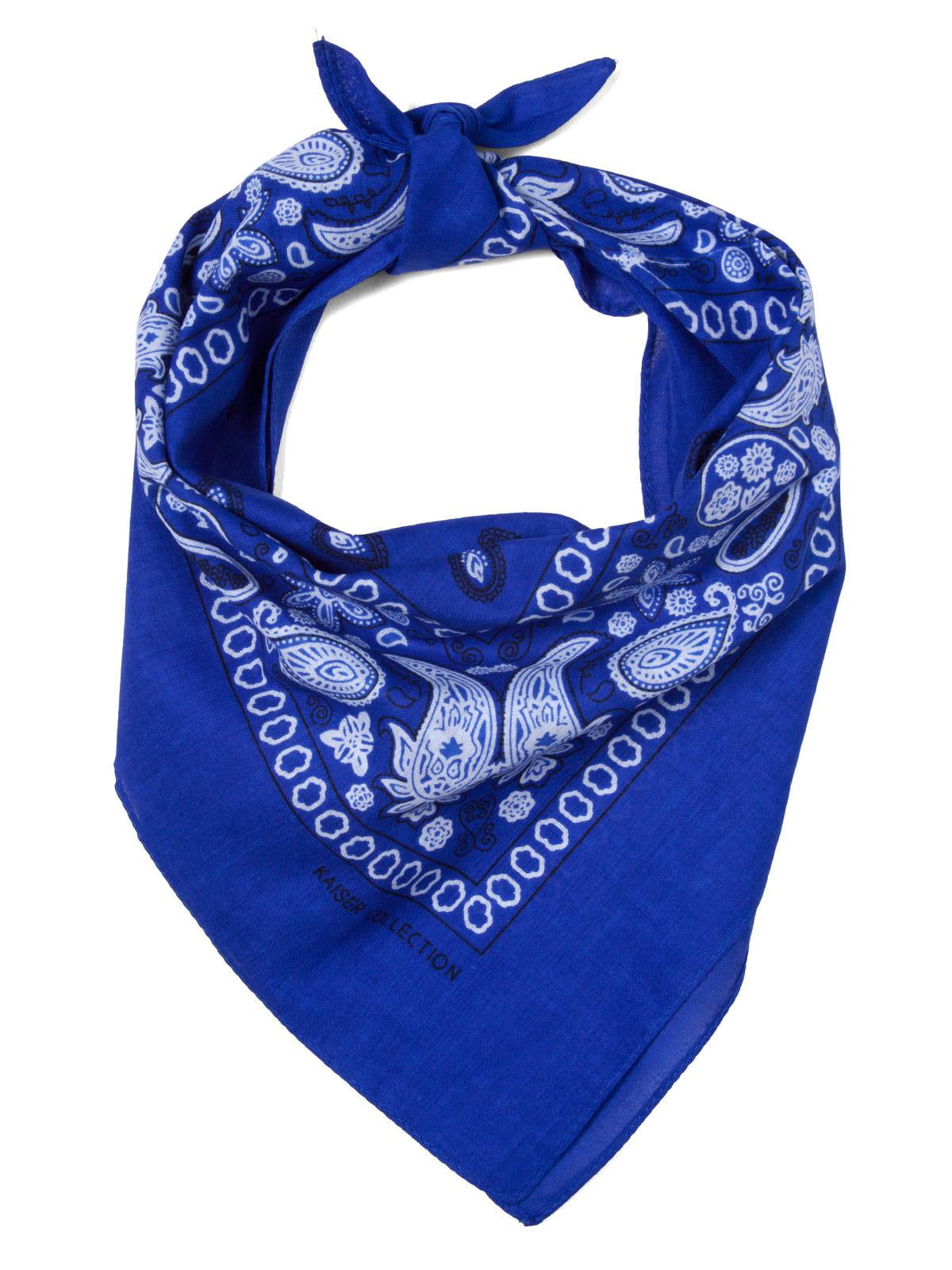 Paisley Poly Bandanas, Royal Blue Walmart Canada