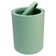 thumbnail image 4 of Kit de Baño para el Cuidado de la Piel, Colección Serene Set Completo de Plástico, 4 Piezas: Jabonera, Porta Algodón, Bandeja de Baño y Basurero con Caja de Regalo, Verde, 4 of 5