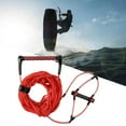 thumbnail image 4 of Water Ski Wakeboard Rope with Handle Grip Ski Equipment Leash Knee Line - red 75ft, 4 of 8