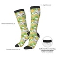 thumbnail image 5 of Picia Women Crew Soft Moisture-wicking Socks Gnome and Pineapple Pattern Design Cotton Socks, One Size fit All, 5 of 9