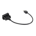 thumbnail image 2 of Adaptador Cable Extensión Del Panel Del Puerto USB Del Montaje Empotrado Del Tablero Del Coche para Vios, 2 of 8