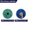thumbnail image 6 of AGPTEK 6.5ft Climbing Rope Swing with 1 Hook & Platform & Disc Swing Seat for Kids Backyard Playground Outdoor Accessories, Multicolor, 6 of 11