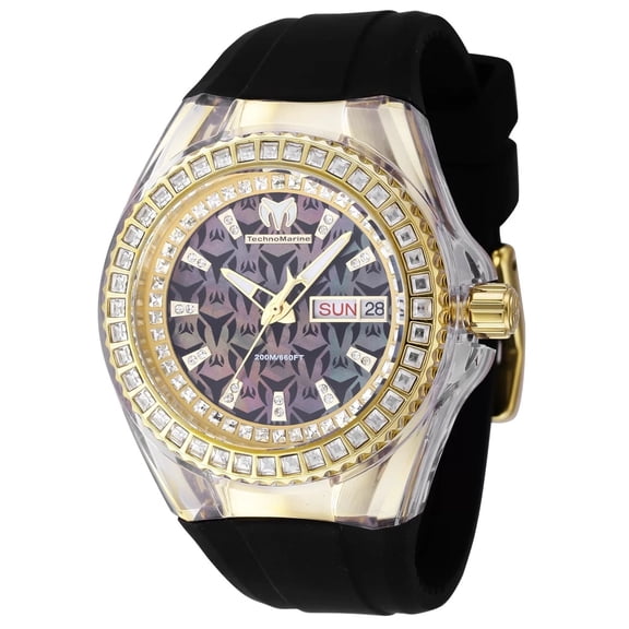Technomarine Women's TM-121175 Cruise Quartz Chronograph Black Dial Watch