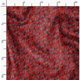 thumbnail image 2 of Soimoi Rayon Crepe Fabric Leopard Animal Skin Print Fabric by The Yard 46 Inch Wide, 2 of 6