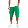 thumbnail image 4 of XDZJLR Big And Tall Cargo Shorts Men Casual Shorts With Pockets And Drawstring Solid Color Versatile Hiking Shorts Green 2Xl, 4 of 7