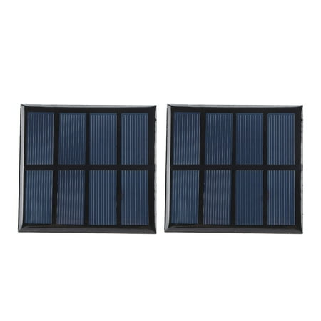 

2024 2pcs 0.9W 2V Solar Panel Professional High Efficiency Polysilicon Solar Panel for Emergency Lights Advertising Lights