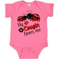 thumbnail image 3 of Inktastic My Cousin Loves Me with Cute Ladybugs Boys or Girls Baby Bodysuit, 3 of 5