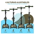 thumbnail image 4 of Scooter de 3 Ruedas Hurtle para Niños y Niñas 1 Año en Adelante, Patin del Diablo, Luces LED en las Ruedas, Manillar Ajustable y Asiento Plegable, Modo Sentado o de Pie con Freno, Camuflado, 4 of 7