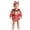 Red, variant on Pandaie Toddler Girls Christmas Gingham Long Sleeve Bubble Romper Plaid Bow Headband Winter Holiday Infant Outfit Set Red,6-12 Months