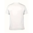 thumbnail image 2 of Men's Casual Cotton T-Shirt with "J.S. 1977" Black Handwriting Print, Crew Neck, Short Sleeve, Lightweight & Breathable Knit Fabric, Regular Fit - All Season Outdoor Wear, 2 of 5