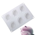 thumbnail image 4 of Flexible Cats Shape Puddings Silicone Molds for Chocolate Candy and Dessert, 4 of 8