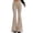 Khaki*, variant on RUTAYY Women's Flare Pants Elastic High Waist Stretch Knit Slim Fit Versatile Casual Trousers, Light Green