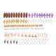 thumbnail image 2 of 120pcs Anillos de trenza ANGGREK Otros, 2 of 8