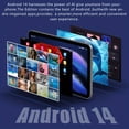 thumbnail image 4 of 10.1-inch Android 15 Tablet 2026, 8GB RAM + 256GB ROM,Octa-core 2.0GHz Processor, 5MP Front,13MP Rear Camera, 6000mAh Battery, HD (1280x800) IPS Touchscreen, 5.4, 802.11ac WiFi 5, No SIM Card Support, 4 of 7