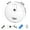 White, variant on Robot Vacuum Cleaner 3 in 1 Sweeping Mopping Vacuuming Slim 5.5cm Height Pet Hair Master Home Cleaning Automatic Smart Floor Cleaner Silent Operation