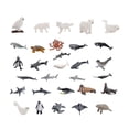 thumbnail image 1 of 30 Piezas Regalo de Animales del Océano Estatuas en Miniatura de Animales Marinos Juguetes Figuras de Animales Marinos para Decoración de Fiesta de, 1 of 8