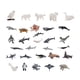 thumbnail image 1 of 30 Piezas Figuras de Animales del Océano Regalo Estatuas en Miniatura Realistas Marinas Animales Marinos Figuras de Animales Marinos, 1 of 9