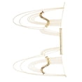 thumbnail image 4 of Collar de cadena Hugo Para mujer dorado, 4 of 9