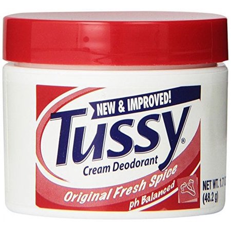 Tussy Deodorant Cream  1.7 ounces Original 6 Pack