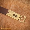 thumbnail image 5 of Lord of Battles Medieval Brass Belt Buckle Pure Solid Accessory for Reenactments, 5 of 6