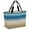 Brown Blue, variant on Teal Purple Ombre Beach Bag for Women, Large Breathable Mesh Beach Tote Bag, Modern Gradient Abstract Art Sandproof Lightweight Travel Bags for Vacation Picnic Swimming Pool 15.7"x15.7"x9.1"