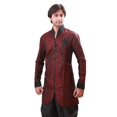 thumbnail image 2 of Maroon Indian Wedding Indo-Western Sherwanifor Men. This product is custom made to order., 2 of 4