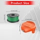 thumbnail image 2 of SF 080 Juego de carretes de repuesto para cortadora de césped BLACK+DECKER, cuerda de nailon para cortar césped, carrete para desbrozadora (6 carretes), 2 of 5