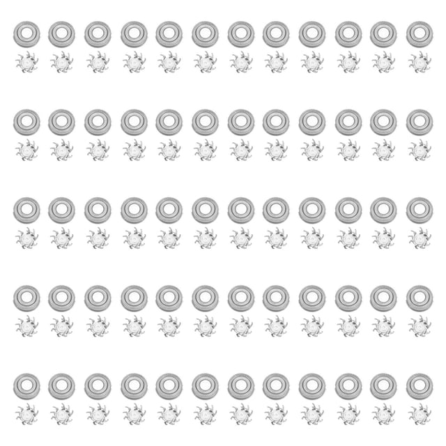 60X Cuchillas de Repuesto de Afeitadora EléCtrica Cuchillas de Repuesto Recortadora Nasal Recortadora de Templo MáQuina de Afeitar EléCtrica MáQuina de Afeitar