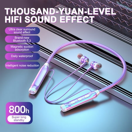 ZFYXGS Wireless Earbuds with Noise Cancelling Waterproof Oversized BatteryRunning Headphones