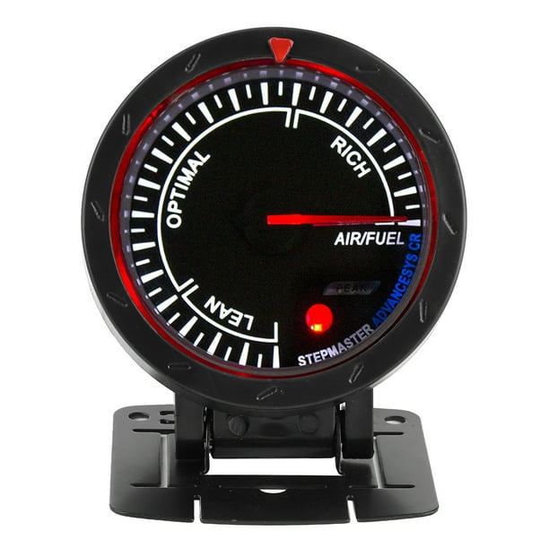 Air Fuel Ratio Gauge, 2.5in 12V Warning Setting Pointer Display Air