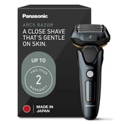 Panasonic Electric Razor for Men, Electric Shaver, ARC5 with Premium Automatic Cleaning and Charging Station, Wet Dry Shaver Men, Cordless Razor, with Pop-Up Trimmer