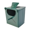 thumbnail image 2 of Caja de cría para loros, jaula para pájaros, caja de apareamiento, nido multifuncional para pájaros. Verde, 2 of 9